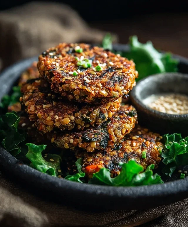 Knusprige Grünkernbratlinge einfach gemacht