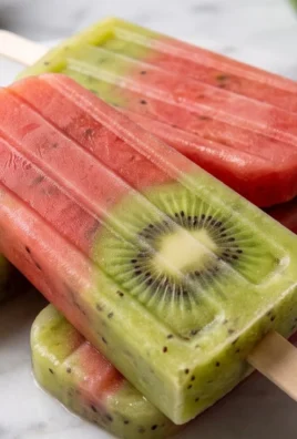 Kiwi Watermelon Fruit Popsicles